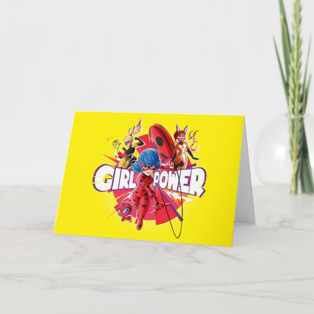 Miraculous Girl Power Kort (Framsida)