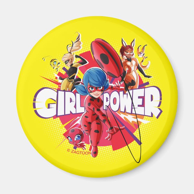 Miraculous Girl Power Magnet (Framsidan)