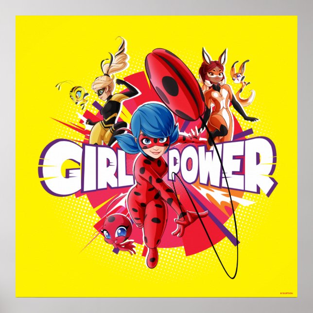 Miraculous Girl Power Poster (Framsidan)