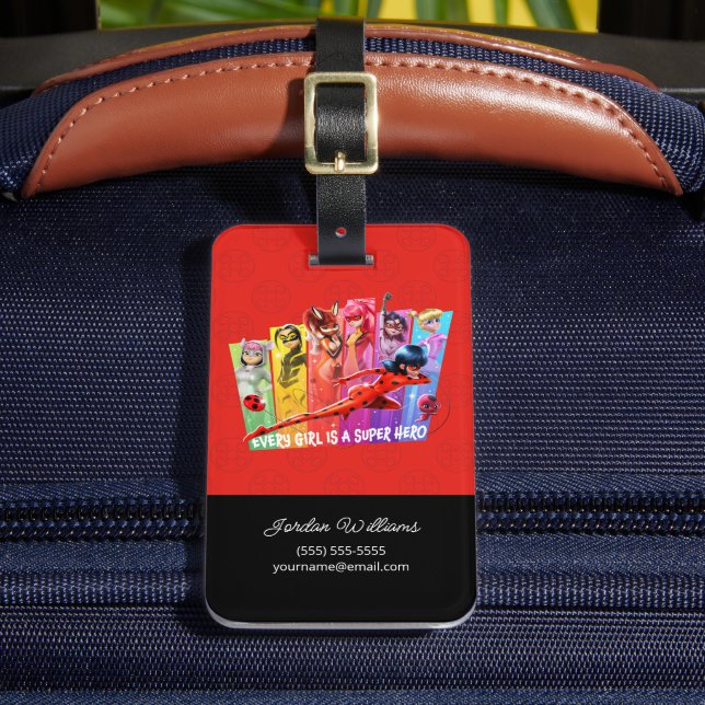 Miraculous Girls | Varje flicka är en Toppen Hero Bagagebricka (Framsida Insitu 2)