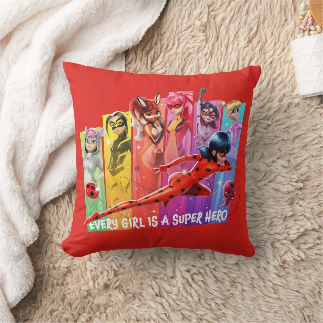 Miraculous Girls | Varje flicka är en Toppen Hero Kudde (Filt)