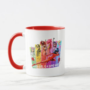 Miraculous Girls Varje flicka är en Toppen Hero Mugg