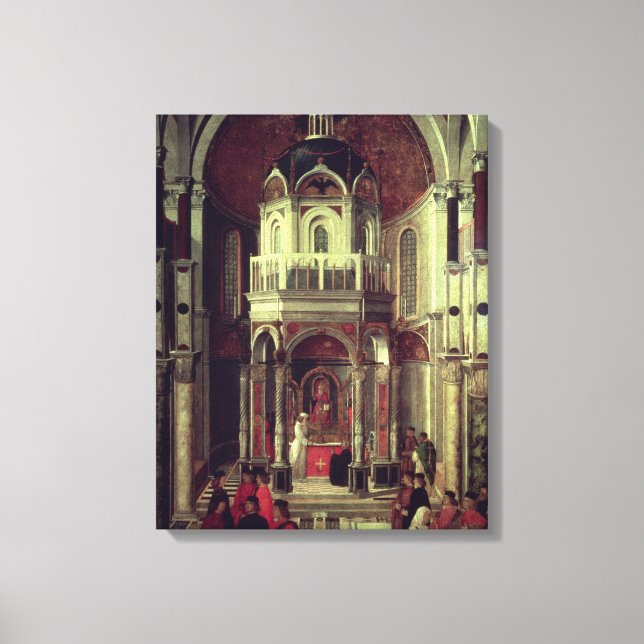 Miraculous Healing of Pietro de'Ludovici, 150 Canvastryck (Framsida)