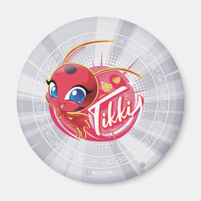 Miraculous Kwami Tikki Magnet (Framsidan)