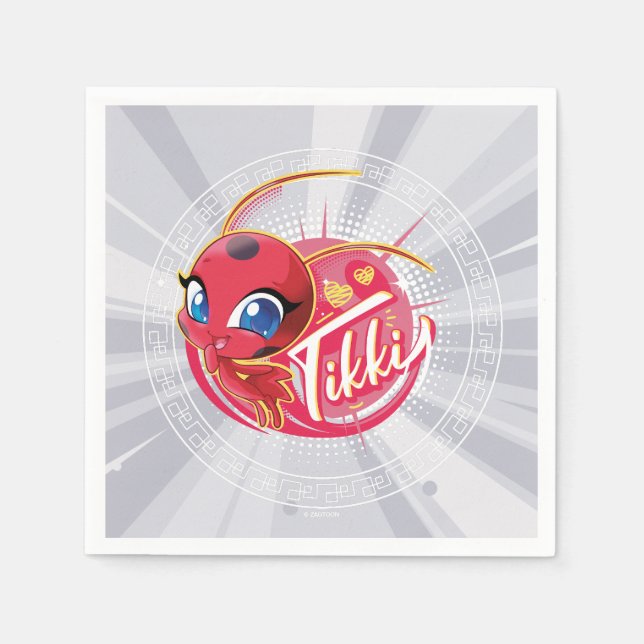 Miraculous Kwami Tikki Pappersservett (Framsidan)