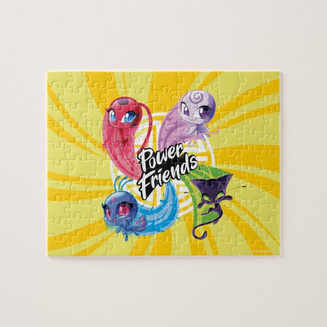 Miraculous Kwamis Power Friends Pussel (Horisontell)