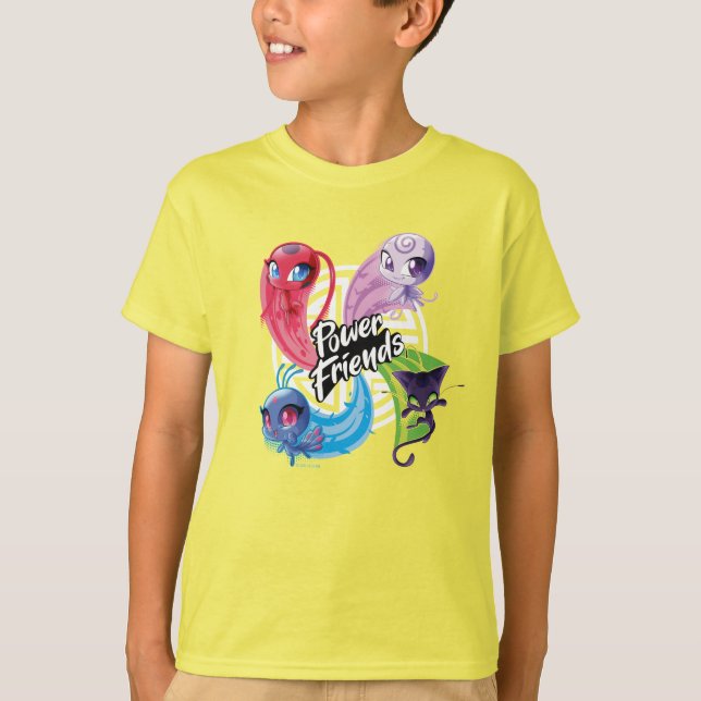 Miraculous Kwamis Power Friends T Shirt (Framsida)