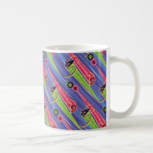 Miraculous Kwamis Tikki & Plagg Mönster Kaffemugg