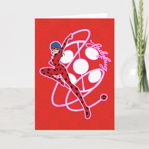 Miraculous Ladybug Badge Kort