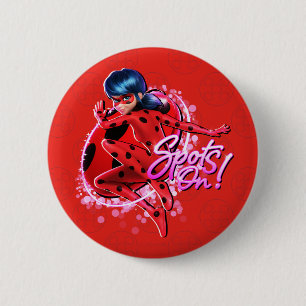 Miraculous Ladybug Bildobjekt Knapp