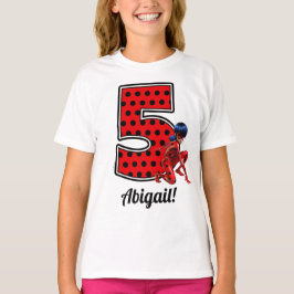 Miraculous Ladybug & Cat Noir 5:e födelsedagen T Shirt