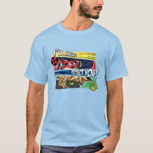 Miraculous Ladybug & Cat Noir skyddar dig alltid T Shirt