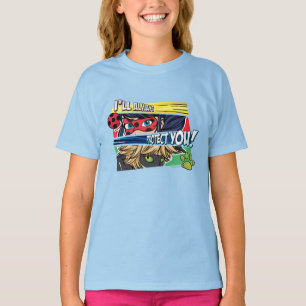 Miraculous Ladybug & Cat Noir skyddar dig alltid T Shirt