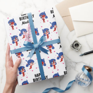 Miraculous Ladybug Chibi Birthday Presentpapper