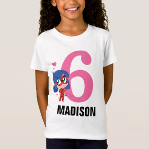 Miraculous Ladybug Chibi Birthday T Shirt