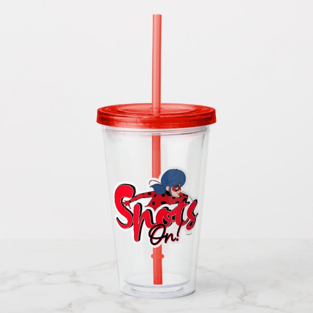 Miraculous Ladybug | Spolar på Take Away Mugg (Framsida)