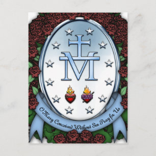 Miraculous Medal 2 Vykort