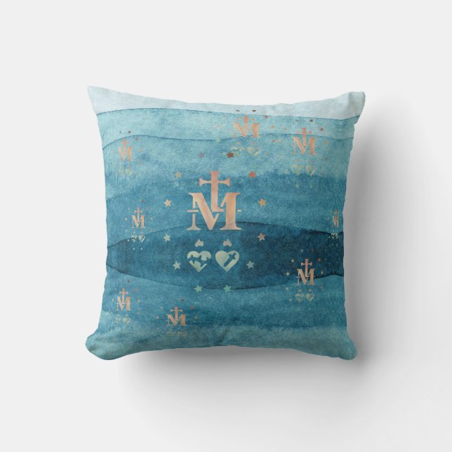 Miraculous Medal Dam av Grace Kudde (Framsida)