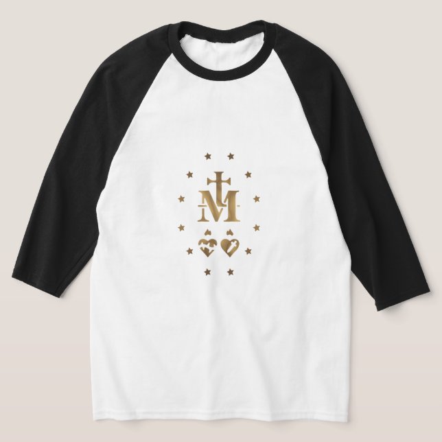 Miraculous Medal, Medal från Dam av Grace T Shirt (Laydown)