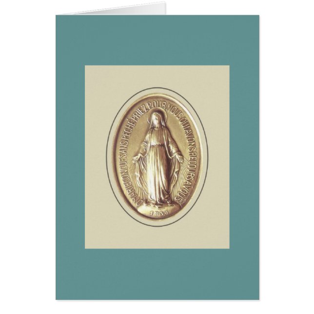 Miraculous Medal OBS Kort (Framsidan)