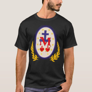 Miraculous Medal of Immaculate Conception Catholic T Shirt