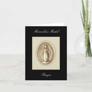 Miraculous Medal Prayer Kort