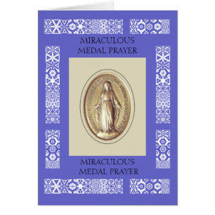 Miraculous Medal Prayer OBS Kort