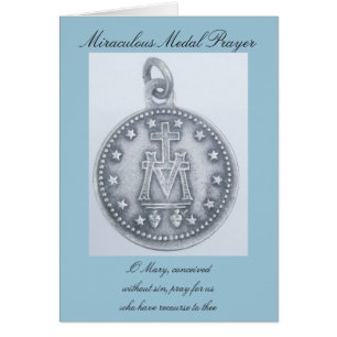 Miraculous Medal Prayer OBS Kort