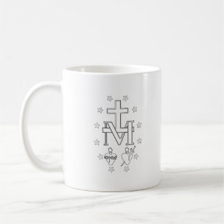 Miraculous Medal (Rear Image) Coffee Mug Kaffemugg