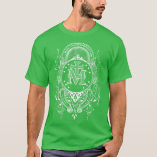 Miraculous Medal Vår Dam av Grace välsignade Mary  T Shirt
