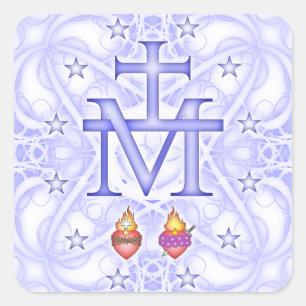 Miraculous Medallion Fyrkantigt Klistermärke