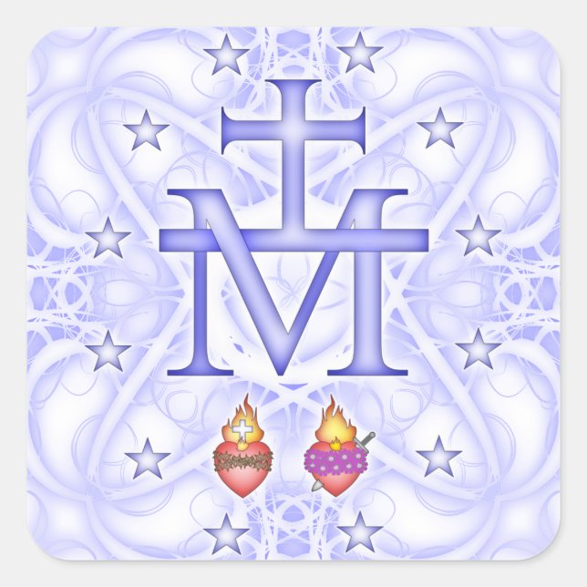 Miraculous Medallion Fyrkantigt Klistermärke (Framsida)