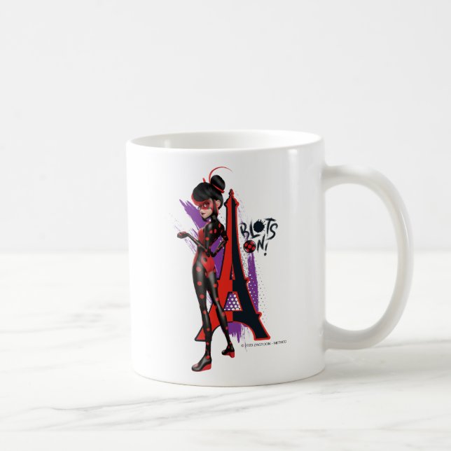 Miraculous Re-verse Shadybug Blots on! Kaffemugg (Höger)