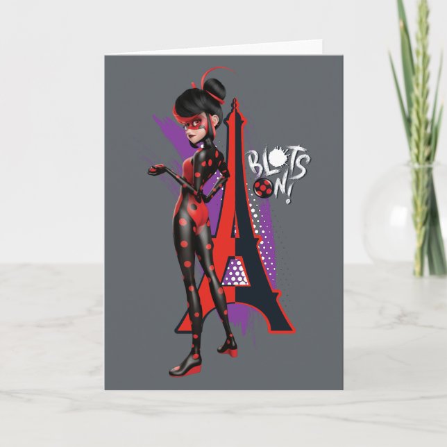 Miraculous Re-verse Shadybug Blots on! Kort (Framsida)