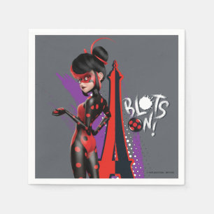 Miraculous Re-verse Shadybug Blots on! Pappersservett