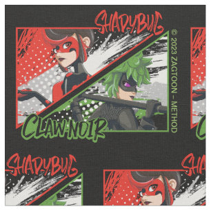 Miraculous Reverse Shadybug & Klo Noir Tyg