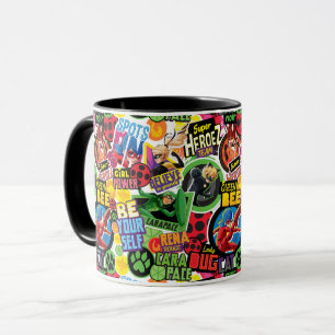 Miraculous Superhjälte Characters Mönster Mugg
