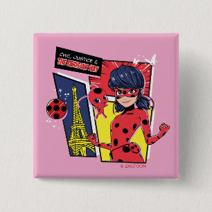 Miraculous Tecknad Ladybug Parisian Way Knapp