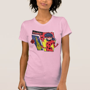 Miraculous Tecknad Ladybug Parisian Way T Shirt