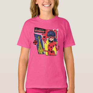 Miraculous Tecknad Ladybug Parisian Way T Shirt