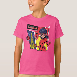 Miraculous Tecknad Ladybug Parisian Way T Shirt