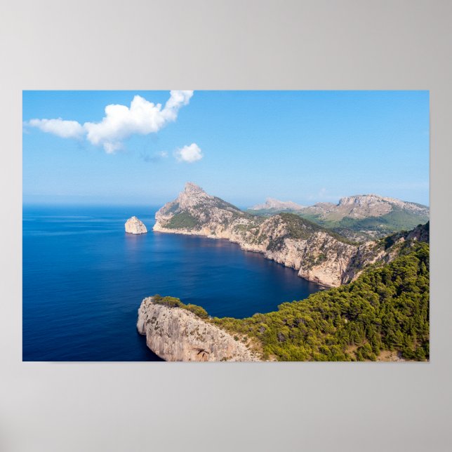 Mirador es Colomer i Cap de Formentor - Mallorca Poster (Framsidan)