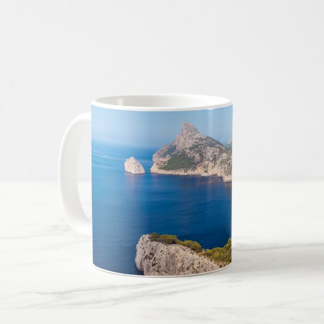 Mirador es Colomer in Cap de Formentor - Mallorca Kaffemugg (Framsida vänster)