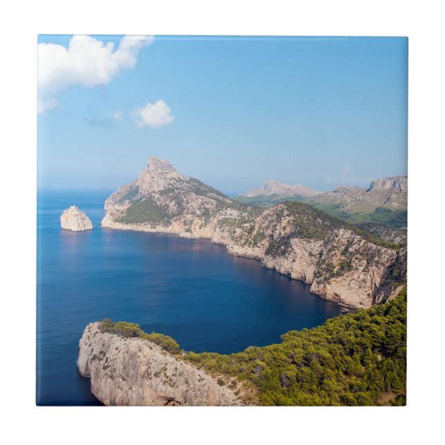 Mirador es Colomer in Cap de Formentor - Mallorca Kakelplatta (Framsidan)