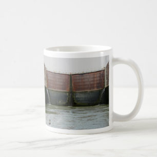 Miraflores låser, den Panama kanalen Kaffemugg
