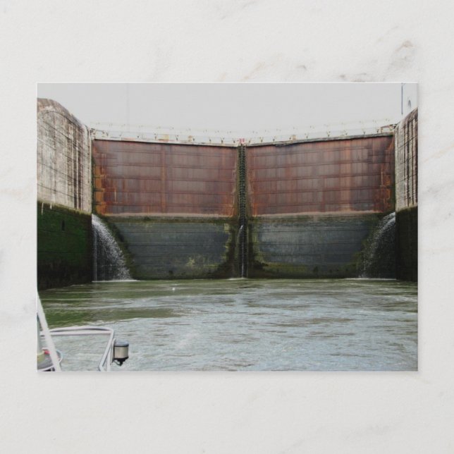 Miraflores Locks, Panama-kanalen Vykort (Framsida)