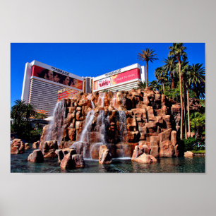 Mirage Hotel Las Vegas Förenta staterna Poster