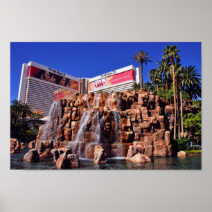 Mirage Hotel Las Vegas Förenta staterna Poster