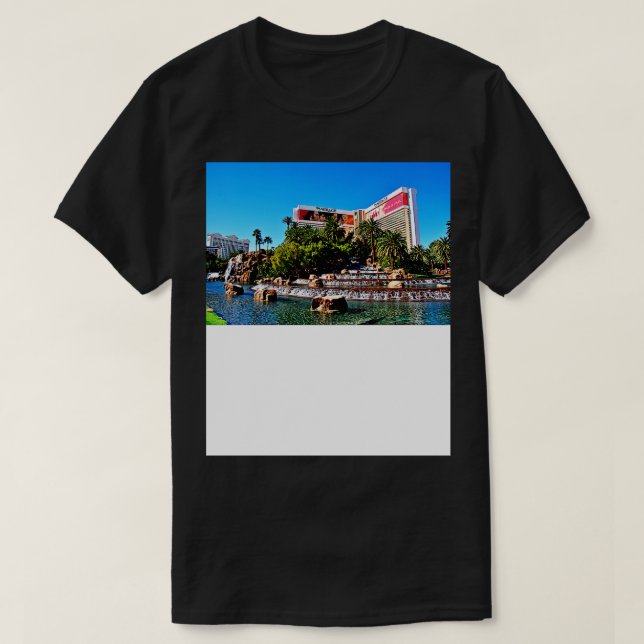 Mirage Hotel Las Vegas United Stater T Shirt (Design framsida)