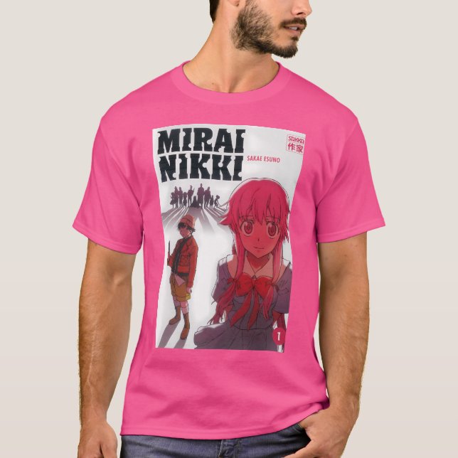Mirai Nikki - Framtida dagboksskydd 1 T Shirt (Framsida)